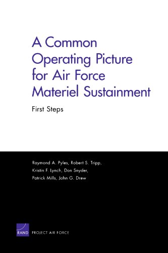 Imagen de archivo de A Common Operating Picture for Air Force Materiel Sustainment: First Steps (Project Air Force) a la venta por First Coast Books