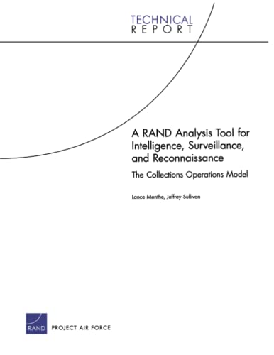 Imagen de archivo de A RAND Analysis Tool for Intelligence, Surveillance, and Reconnaissance Format: Paperback a la venta por INDOO