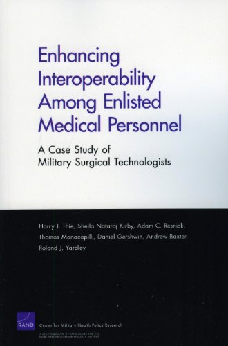 Stock image for Enhancing Interoperabillity Among Enlisted Medical Personnel: A Case Study of Military Surgical Technologists (Rand Corporation Monograph) for sale by BOOKWEST