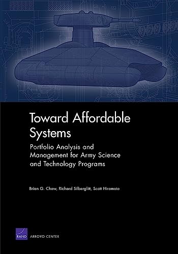 Stock image for Toward Affordable Systems: Portfolio Analysis and Management (Rand Corporation Monograph) for sale by Michael Lyons