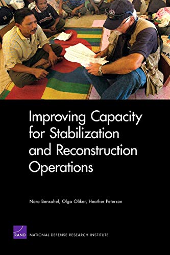 Beispielbild fr Improving Capacity for Stabilization and Reconstruction Operations zum Verkauf von Wonder Book
