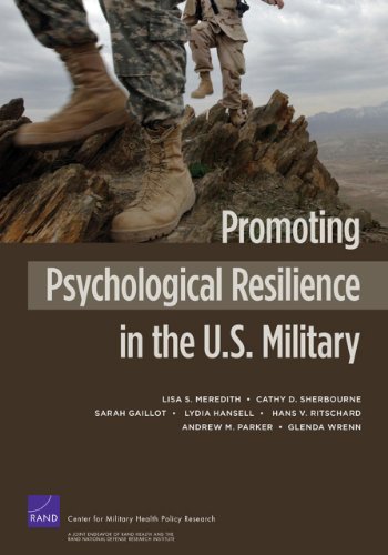 Stock image for Promoting Psychological Resilience in the U.S. Military (Rand Corporation Monograph) for sale by Wonder Book