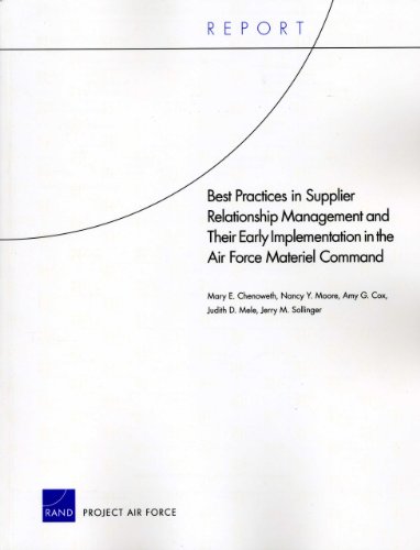 9780833051448: Best Practices in Supplier Relationship Management and Their Early Implementation in the Air Force Material Command