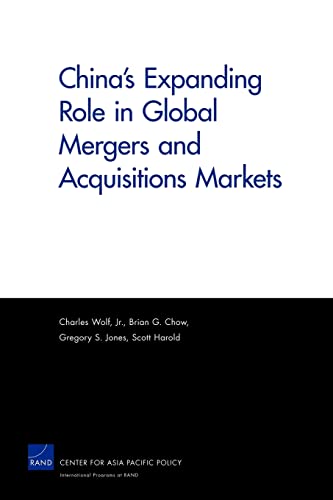 9780833059680: China's Expanding Role in Global Mergers and Acquisitions Markets (Rand Corporation Monograph)