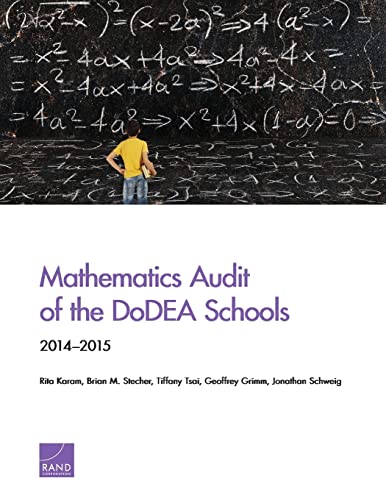 Stock image for Mathematics Audit of the DoDEA Schools 20142015 for sale by PBShop.store US