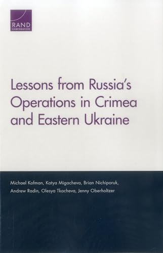 Stock image for Lessons from Russia's Operations in Crimea and Eastern Ukraine for sale by GF Books, Inc.