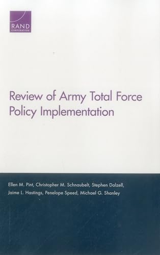 Stock image for Review of Army Total Force Policy Implementation for sale by ThriftBooks-Dallas