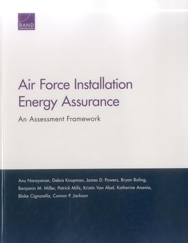 Stock image for Air Force Installation Energy Assurance: An Assessment Framework for sale by Michael Lyons