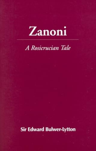 9780833400178: ZANONI: A Rosicrucian Tale