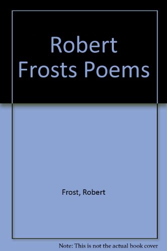 9780833511355: Robert Frost's Poems