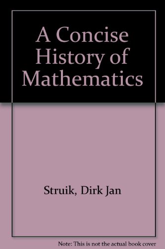 9780833515094: A Concise History of Mathematics