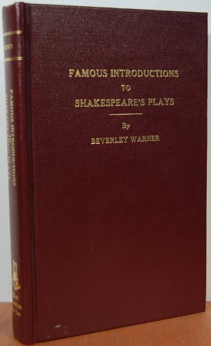 Stock image for Famous Introductions to Shakespeare's Plays by the Notable Editors of the Eighteenth Century, for sale by Sequitur Books