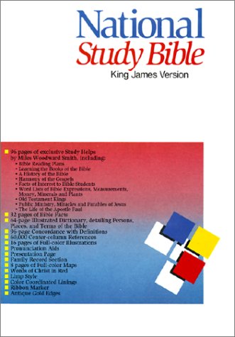 9780834000544: National Study Bible: KJV Black Imitation Leather/Style 3700Rl