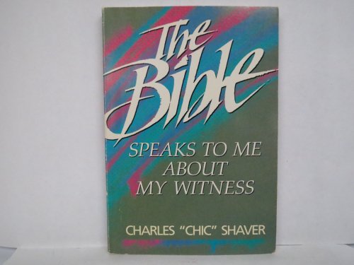 Beispielbild fr THE BIBLE SPEAKS TO ME ABOUT MY WITNESS zum Verkauf von Neil Shillington: Bookdealer/Booksearch