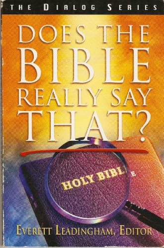 Stock image for Does the Bible Really Say That? for sale by SecondSale