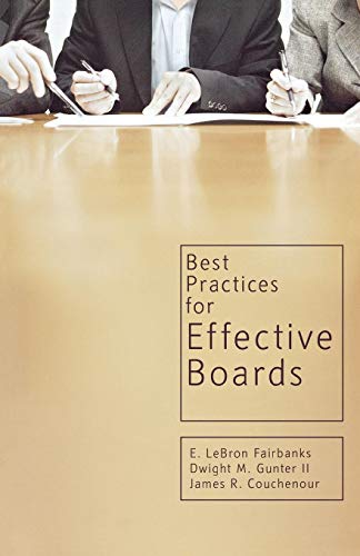 9780834128347: Best Practices for Effective Boards