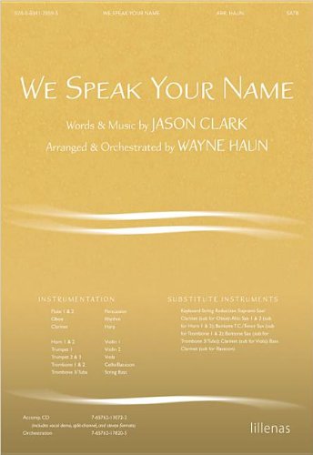 We Speak Your Name (9780834178595) by Wayne Haun; Jason Clark