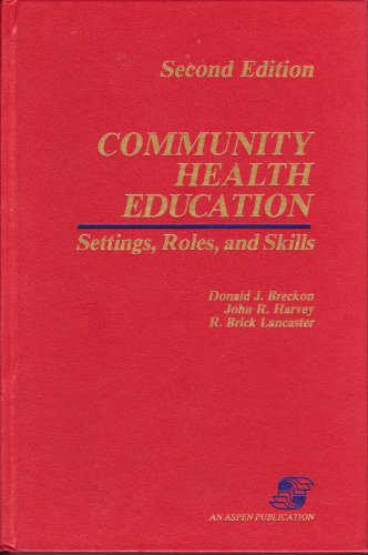 9780834200685: Community Health Education & Promotion