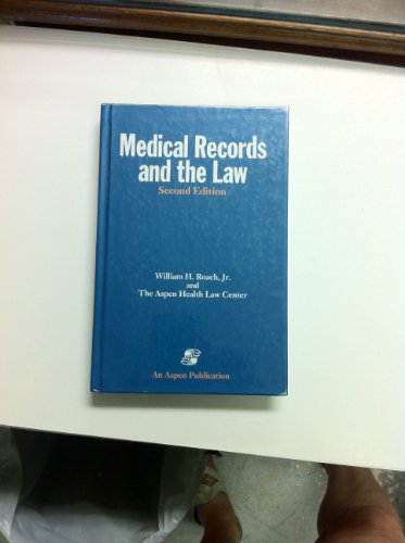 Beispielbild fr Medical Records and the Law zum Verkauf von Better World Books