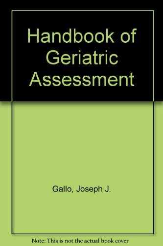 Stock image for Handbook of Geriatric Assessment for sale by HPB-Emerald