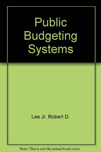 9780834206014: Public Budgeting Systems