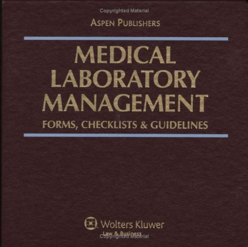 9780834206670: Medical Laboratory Management: Forms, Checklists & Guidelines