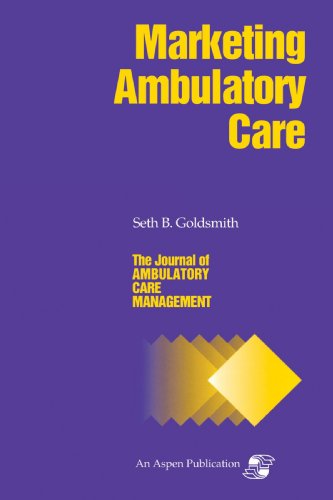 Imagen de archivo de Marketing Ambulatory Care a la venta por Vashon Island Books