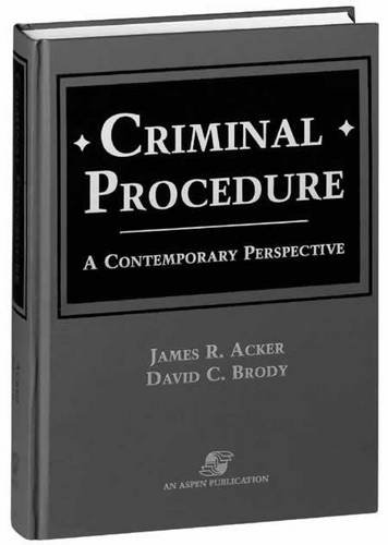 Beispielbild fr Criminal Procedure : A Contemporary Perspective zum Verkauf von Better World Books