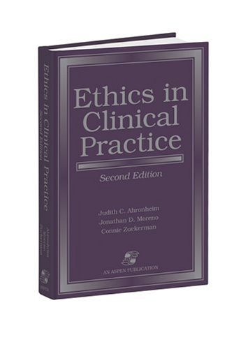 Imagen de archivo de Ethics in Clinical Practice a la venta por Better World Books