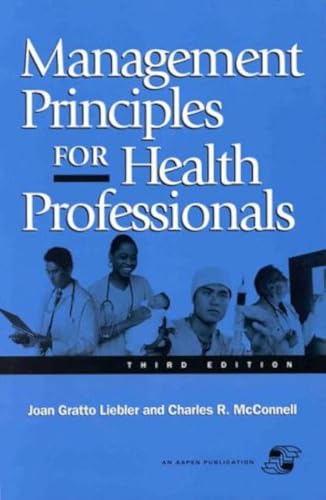 Imagen de archivo de Management Principles for Health Professionals, Third Edition a la venta por ThriftBooks-Atlanta