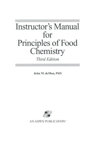 Beispielbild fr Im, Principles of Food Chemistry (Food Science Text Series) zum Verkauf von Ebooksweb