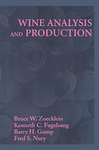 9780834217010: Wine Analysis and Production