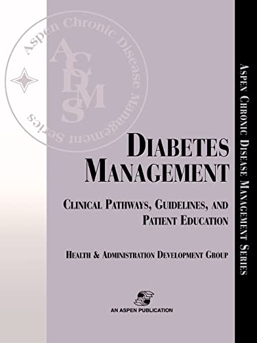 Beispielbild fr Diabetes Management : Clinical Pathways, Guidelines and Patient Education zum Verkauf von Better World Books