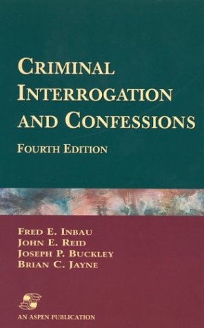 Beispielbild fr Criminal Interrogation and Confessions zum Verkauf von WorldofBooks