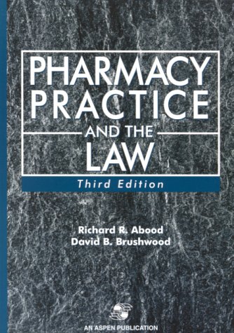 Beispielbild fr Pharmacy Practice and the Law zum Verkauf von Better World Books: West