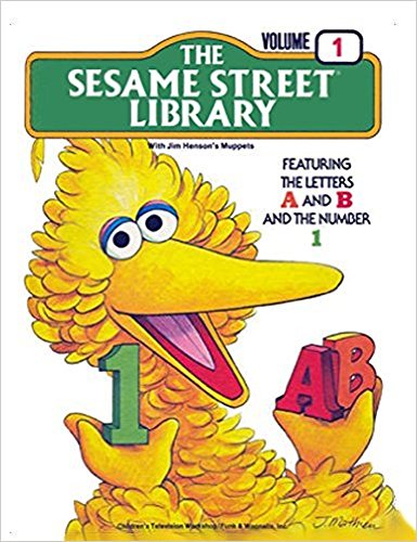 Stock image for The Sesame Street Library with Jim Henson's Muppets Volume 1: featuring the letters A and B and the number 1 for sale by OddReads