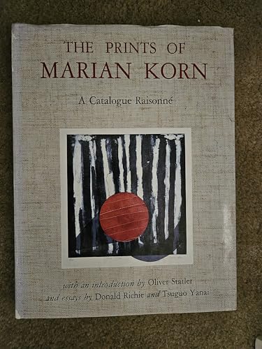 Imagen de archivo de The Prints of Marian Korn: A Catalogue Raisonne a la venta por Bear Bookshop, John Greenberg