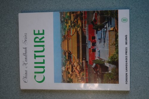 Imagen de archivo de Culture (China handbook series) a la venta por Wonder Book