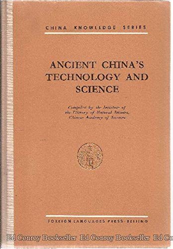 Imagen de archivo de Ancient China's technology and science (China knowledge series) a la venta por Irish Booksellers