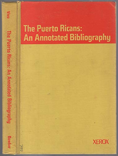 9780835206631: Puerto Ricans: An Annotated Bibliography