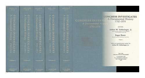 9780835207959: Congress Investigates A Documented History 1792-1974, 5 Volume Set