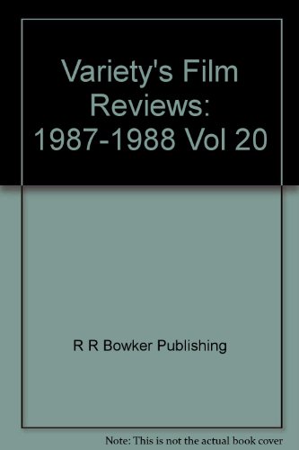 Variety Film Reviews 1987-1988 (Vol 20) (9780835226677) by R.R. Bowker