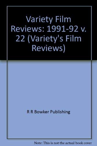 Variety's Film Reviews 1991-92 (Vol 22) (9780835232739) by R.R. Bowker