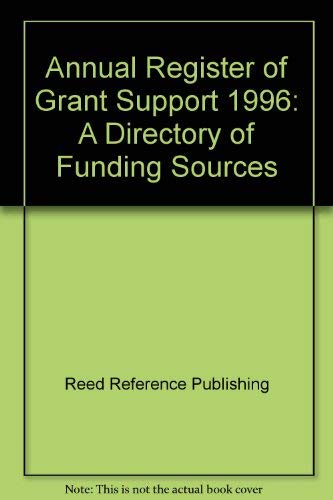 Beispielbild fr Annual Register of Grant Support, 1996 zum Verkauf von Books Puddle