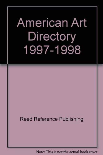 Imagen de archivo de American Art Directory 1997-1998 a la venta por Phatpocket Limited