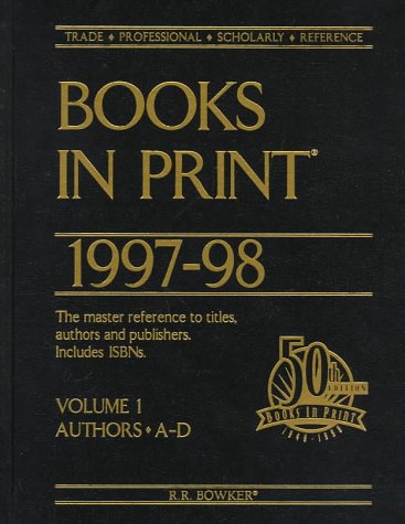 BOOKS IN PRINT, VOLUMES 1 - 9.