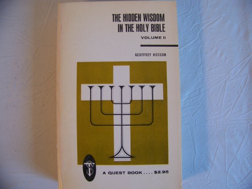 Stock image for The Hidden Wisdom in the Holy Bible Volume II (v. 2) for sale by Ergodebooks