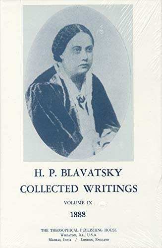 9780835602174: Collected Writings of H. P. Blavatsky, Vol. 9: 1888