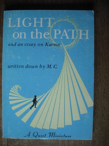9780835602990: Light on the Path: and an essay on Karma
