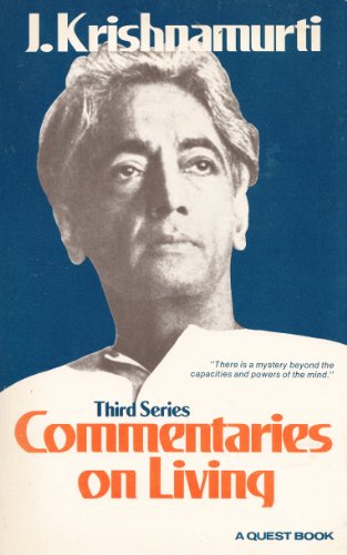 Imagen de archivo de Commentaries on Living: Third Series a la venta por BooksRun